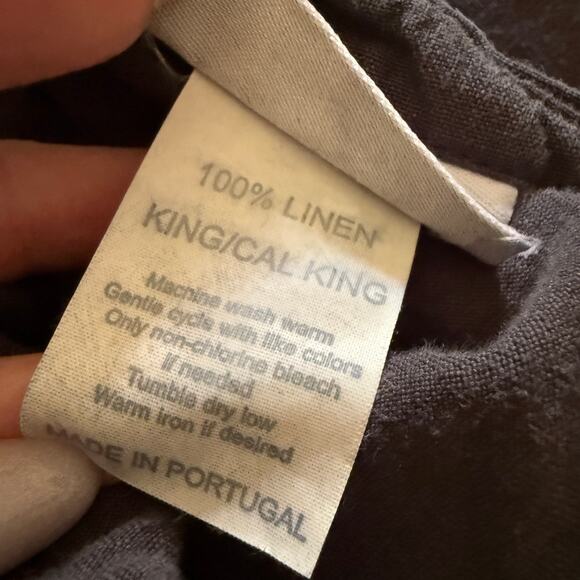 PARACHUTE | 100% Linen Duvet Cover King / California King | Coal Wash - Picture 3 of 5